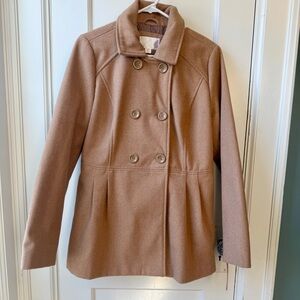 Xhilaration Women's Brown Pea Coat